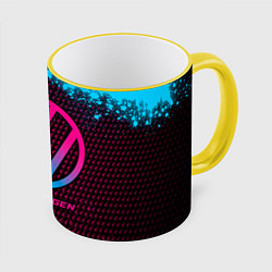 Кружка цветная Volkswagen - neon gradient