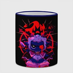 Кружка 3D Cult of the lamb - самый милый культ, цвет: 3D-синий кант — фото 2