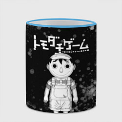 Кружка 3D Tomodachi Game, цвет: 3D-небесно-голубой кант — фото 2