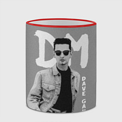 Кружка 3D Dave Gahan - Depeche Mode, цвет: 3D-красный кант — фото 2