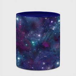 Кружка 3D Бесконечность звездного неба, цвет: 3D-белый + синий — фото 2