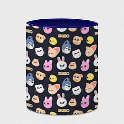 Кружка 3D Skzoo pattern, цвет: 3D-белый + синий — фото 2