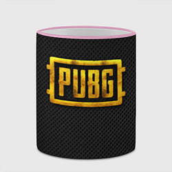 Кружка 3D PUBG gold, цвет: 3D-розовый кант — фото 2