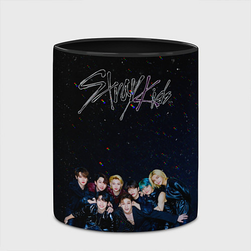 Кружка цветная Stray Kids boy band / 3D-Белый + черный – фото 2