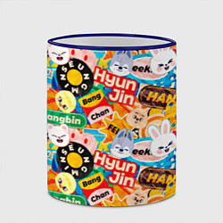 Кружка 3D Skzoo stickers characters, цвет: 3D-синий кант — фото 2