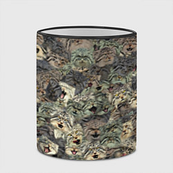 Кружка 3D Мануловый камуфляж, цвет: 3D-черный кант — фото 2