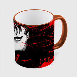 Кружка 3D BERSERK ГАТС, цвет: 3D-оранжевый кант