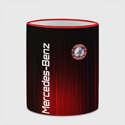 Кружка 3D Mercedes-Benz art, цвет: 3D-красный кант — фото 2