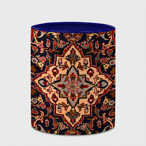 Кружка цветная Советский ковёр / 3D-Белый + синий – фото 2