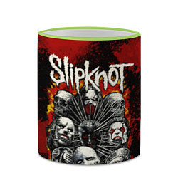 Кружка 3D Slipknot rock, цвет: 3D-светло-зеленый кант — фото 2
