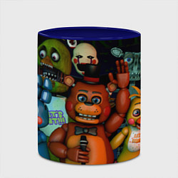 Кружка 3D Five Nights at Frеddys, цвет: 3D-белый + синий — фото 2