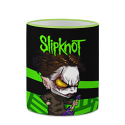 Кружка 3D Slipknot dark green, цвет: 3D-светло-зеленый кант — фото 2