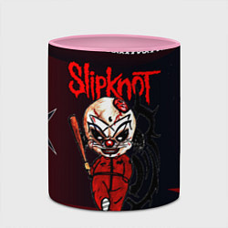 Кружка 3D Slipknot бита, цвет: 3D-белый + розовый — фото 2