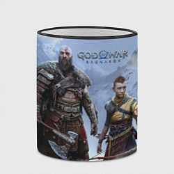 Кружка 3D God of war ragnarok-God of War: Рагнарёк, цвет: 3D-черный кант — фото 2