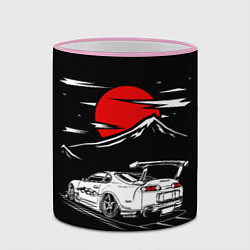 Кружка 3D Тойота супра - JDM Style, цвет: 3D-розовый кант — фото 2