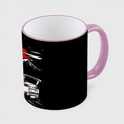 Кружка 3D Тойота супра - JDM Style, цвет: 3D-розовый кант