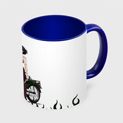 Кружка цветная Когума и её Honda Super Cub - Супер Каб