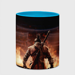 Кружка 3D Sekiro: Shadows Die Twice, цвет: 3D-белый + небесно-голубой — фото 2