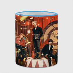 Кружка 3D Circus Stray Kids, цвет: 3D-небесно-голубой кант — фото 2