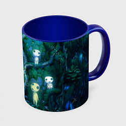 Кружка 3D Kodama tree, цвет: 3D-белый + синий