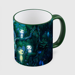 Кружка 3D Kodama tree, цвет: 3D-зеленый кант
