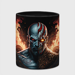 Кружка 3D God of War life and dead, цвет: 3D-белый + черный — фото 2