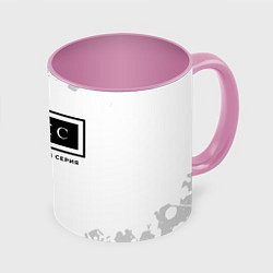 Кружка 3D Макс: ограниченная серия, цвет: 3D-белый + розовый