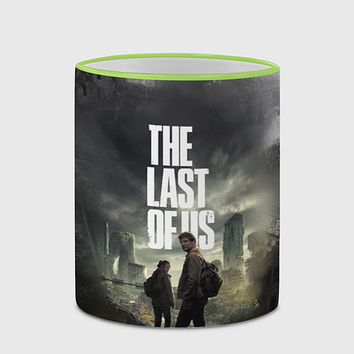 Кружка цветная TV series The last of us / 3D-Светло-зеленый кант – фото 2