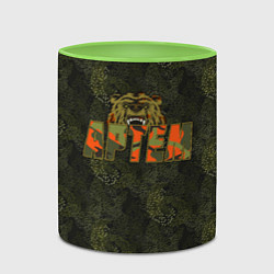 Кружка 3D Артем камуфляж, цвет: 3D-белый + светло-зеленый — фото 2