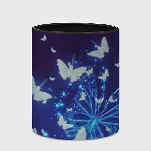 Кружка цветная Сумеречный мир / 3D-Белый + черный – фото 2