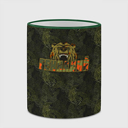 Кружка 3D Геннадий камуфляж, цвет: 3D-зеленый кант — фото 2