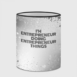 Кружка 3D Im doing entrepreneur things: на светлом, цвет: 3D-черный кант — фото 2