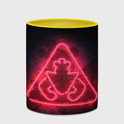 Кружка 3D Five Nights at Freddys: Security Breach, цвет: 3D-белый + желтый — фото 2