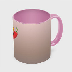 Кружка 3D Cool papper, цвет: 3D-белый + розовый