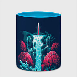 Кружка 3D Hyper Light Drifter, цвет: 3D-белый + небесно-голубой — фото 2