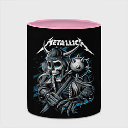 Кружка 3D Metallica - Викинг, цвет: 3D-белый + розовый — фото 2