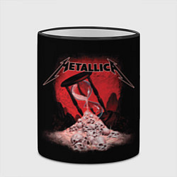 Кружка 3D Metallica - время, цвет: 3D-черный кант — фото 2