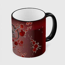 Кружка 3D Anime Girl, цвет: 3D-черный кант