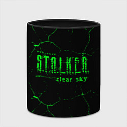 Кружка 3D Stalker radiation art, цвет: 3D-белый + черный — фото 2