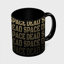 Кружка 3D Dead Space или мертвый космос, цвет: 3D-белый + черный