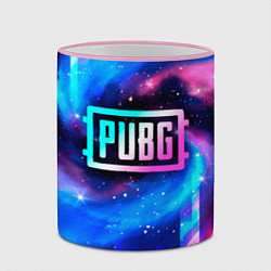 Кружка 3D PUBG неоновый космос, цвет: 3D-розовый кант — фото 2