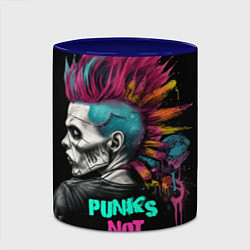 Кружка 3D Punks not dear, цвет: 3D-белый + синий — фото 2