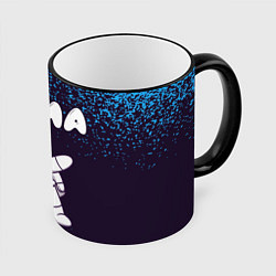 Кружка 3D Рома космонавт даб, цвет: 3D-черный кант