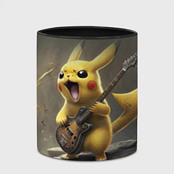 Кружка 3D Pikachu rock, цвет: 3D-белый + черный — фото 2