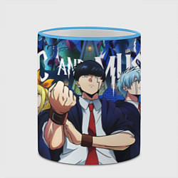 Кружка 3D Mashle magic and muscles, цвет: 3D-небесно-голубой кант — фото 2