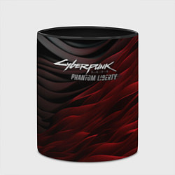 Кружка 3D Cyberpunk 2077 phantom liberty black red, цвет: 3D-белый + черный — фото 2