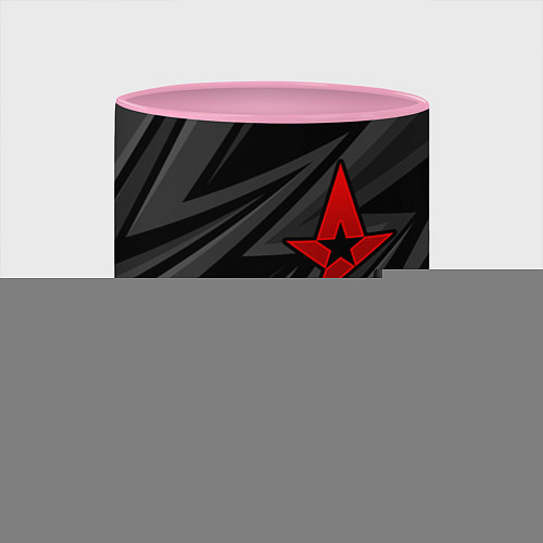 Кружка цветная Astralis - монохромный / 3D-Белый + розовый – фото 2