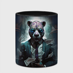 Кружка 3D Payday 3 bear, цвет: 3D-белый + черный — фото 2