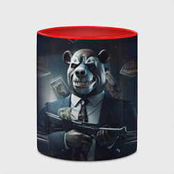 Кружка 3D Payday 3 bear, цвет: 3D-белый + красный — фото 2