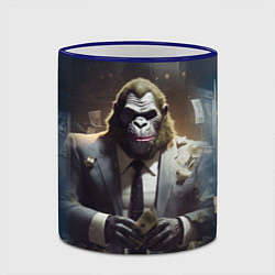 Кружка 3D Gorilla Payday 3, цвет: 3D-синий кант — фото 2